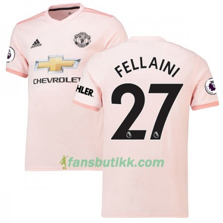 Fotballdrakt Manchester United Fellaini 27 Bortetrøye 2018-2019 Kortermet